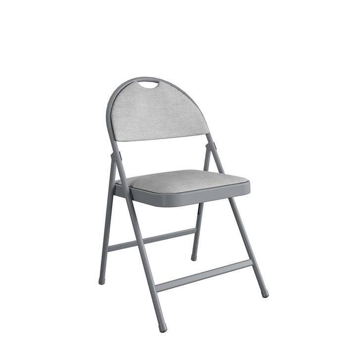 Commercial XL Smartfold™ Fabric Padded Chair - Gray