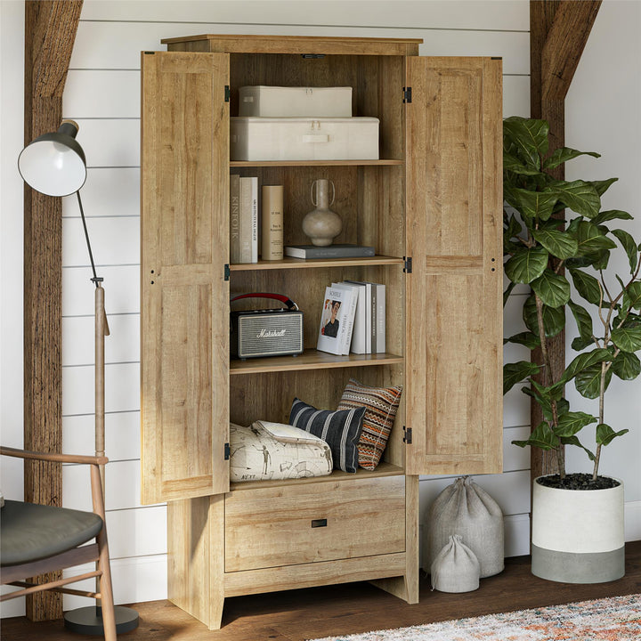 Farmington 30" Wide Storage Cabinet - Natural