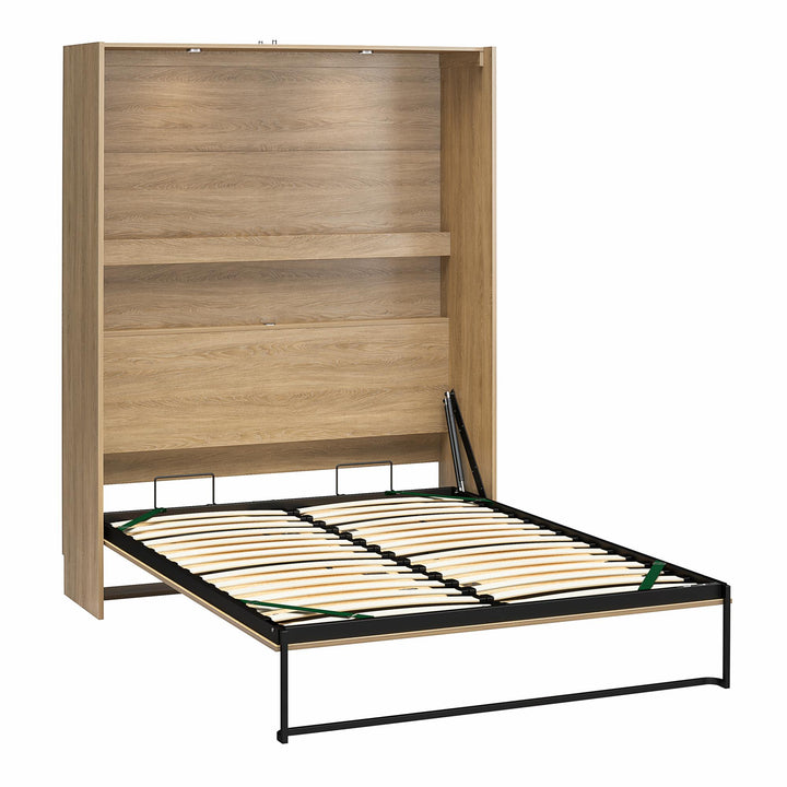 Holly Hills Murphy Wall Bed - Light Oak - Queen