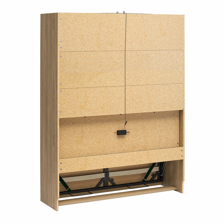 Holly Hills Murphy Wall Bed - Light Oak - Queen