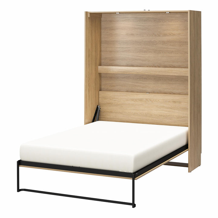 Holly Hills Murphy Wall Bed - Light Oak - Full