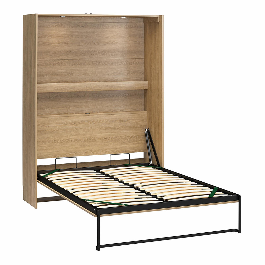 Holly Hills Murphy Wall Bed - Light Oak - Full