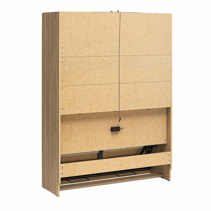 Holly Hills Murphy Wall Bed - Light Oak - Full