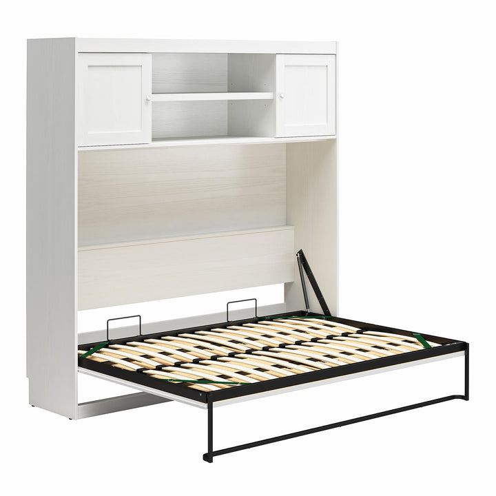 Her Majesty Full Size Daybed Murphy Bed - Federal White - Full