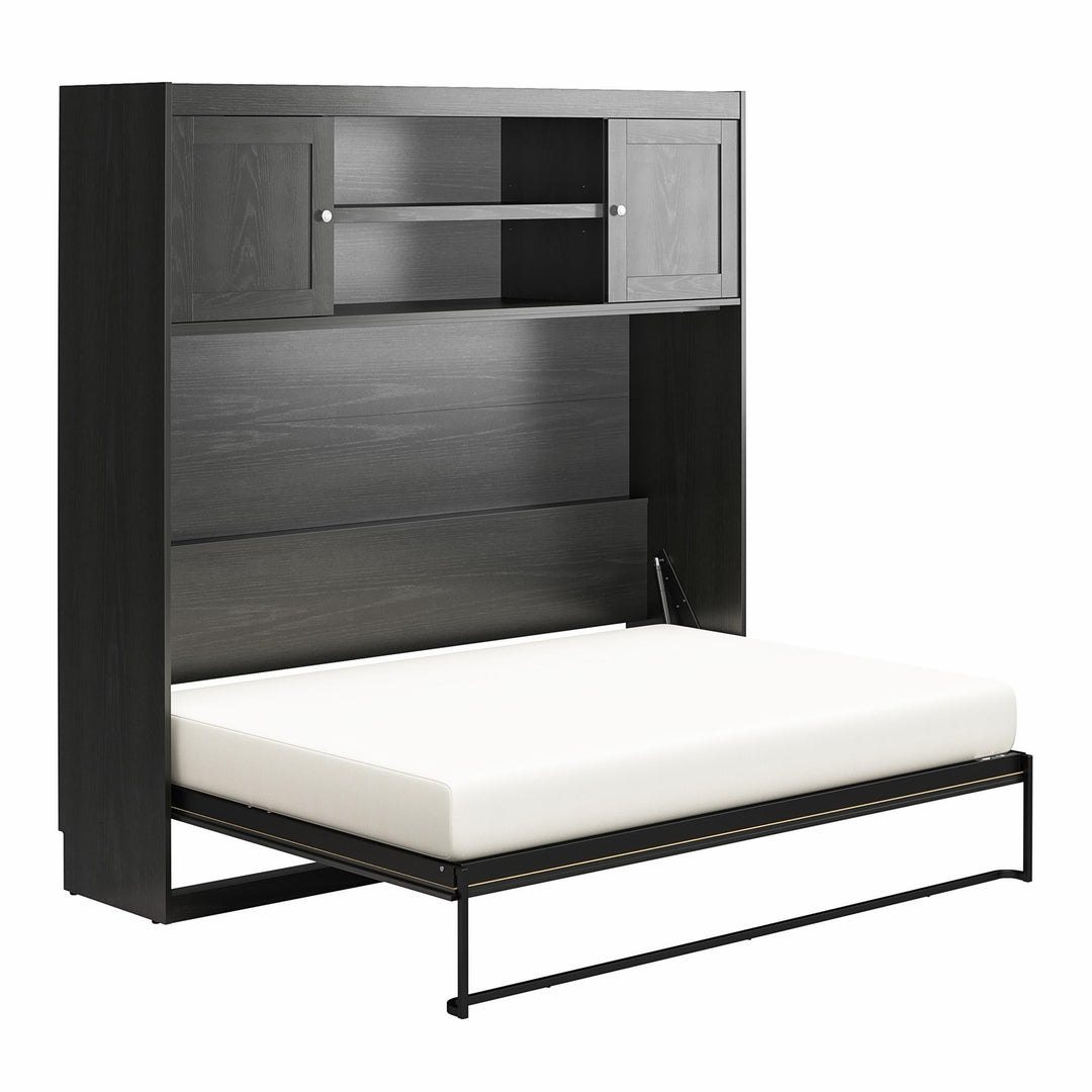 Her Majesty Full Size Daybed Murphy Bed - Black Oak