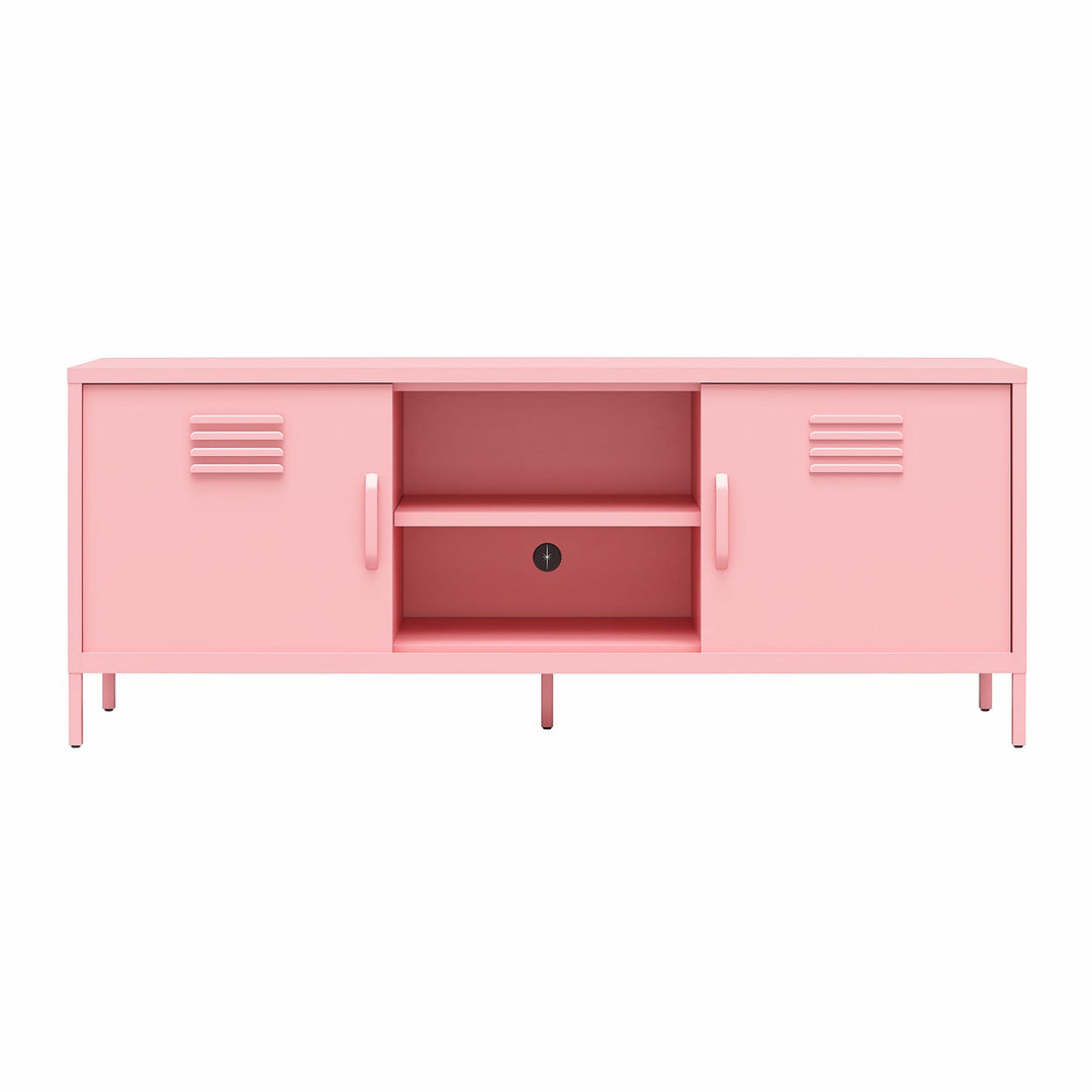 Cache Metal Locker-Style TV Stand for TVs up to 65" - Bashful