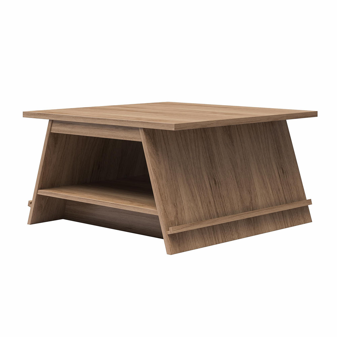 Danton A-Frame Coffee Table with Magazine Perch - Danish Walnut