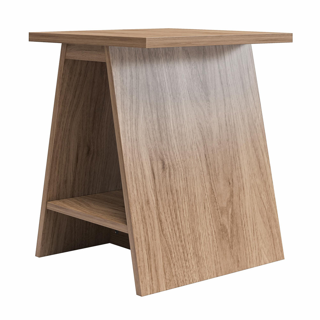 Danton A-Frame End Tables, Set of 2 - Danish Walnut