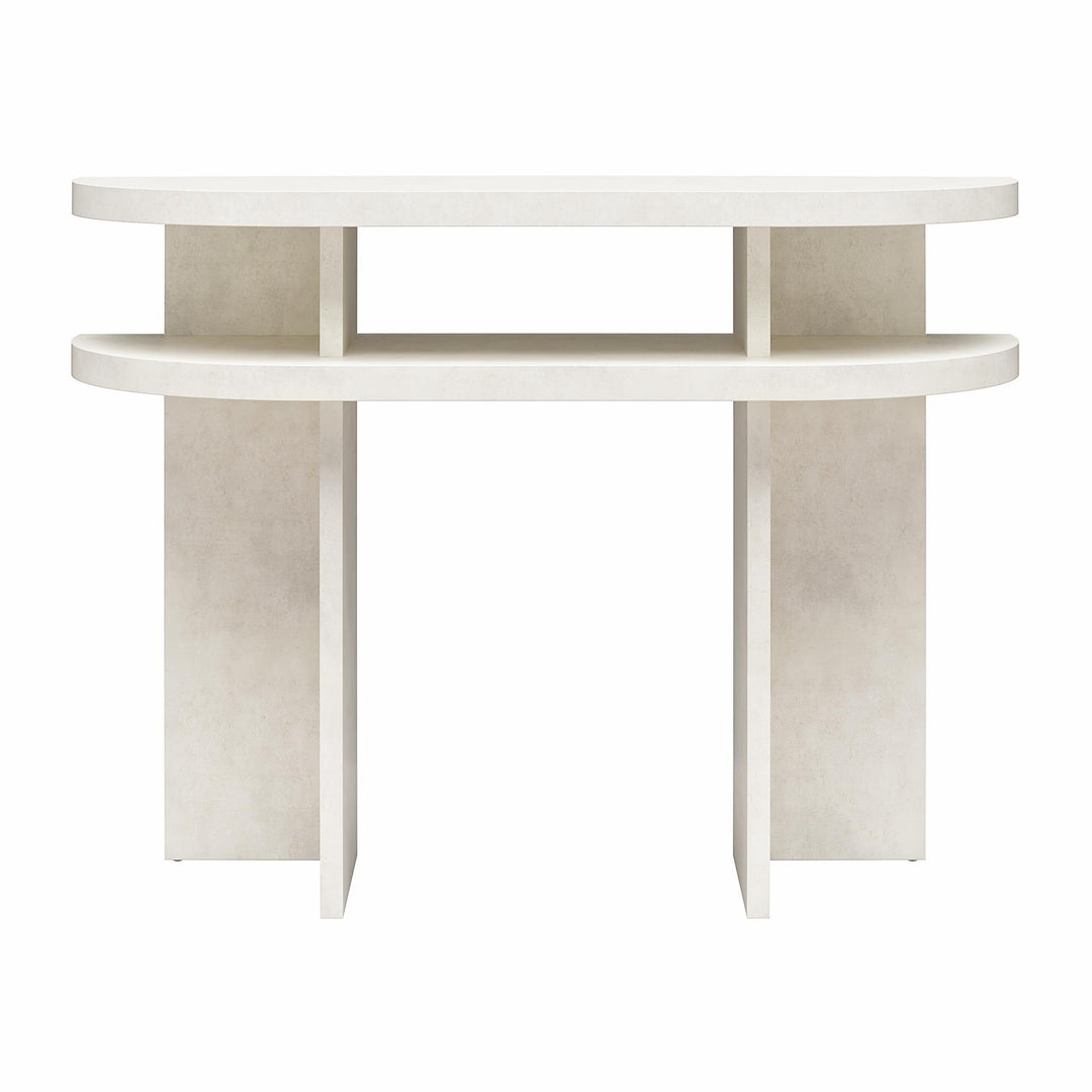 Daytona Modern Console Table - Plaster