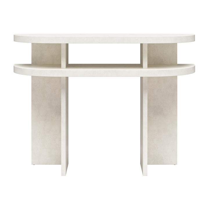 Daytona Modern Console Table - Plaster