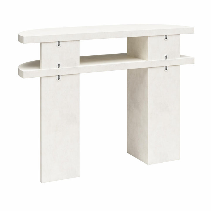 Daytona Modern Console Table - Plaster