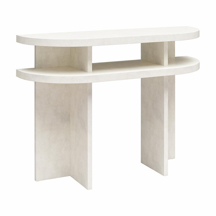 Daytona Modern Console Table - Plaster