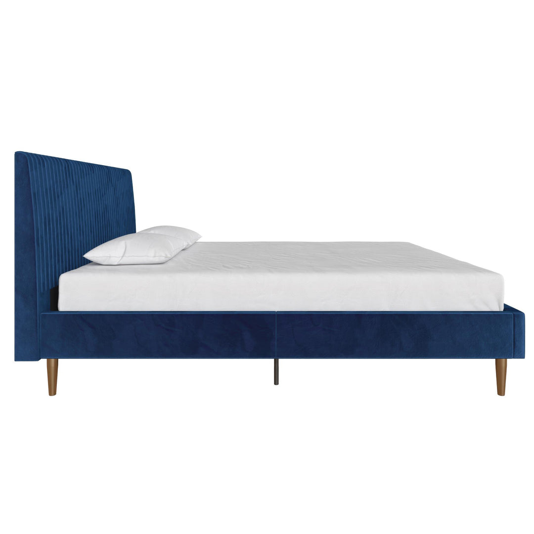 Daphne Upholstered Bed - Blue - Full