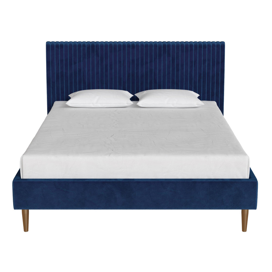 Daphne Upholstered Bed - Blue - Full