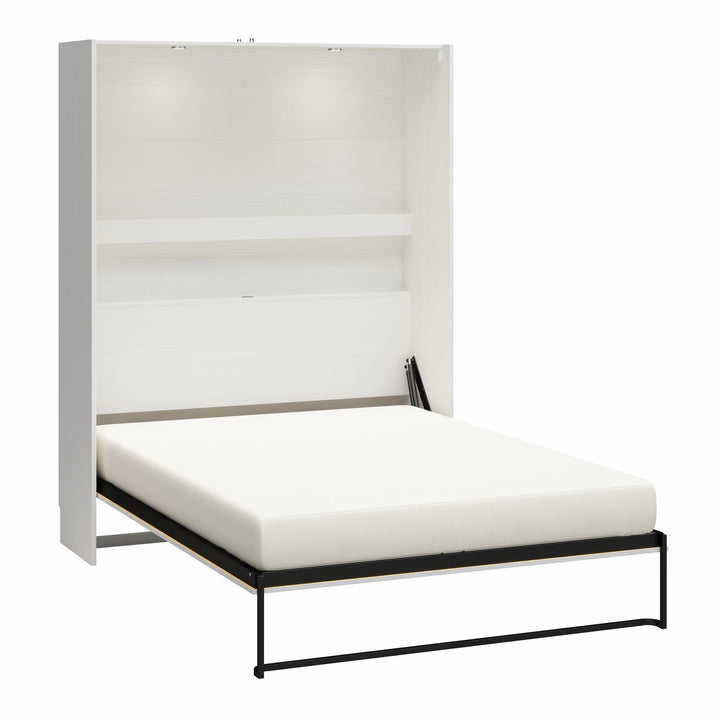 Holly Hills Murphy Wall Bed - White Pine - Queen