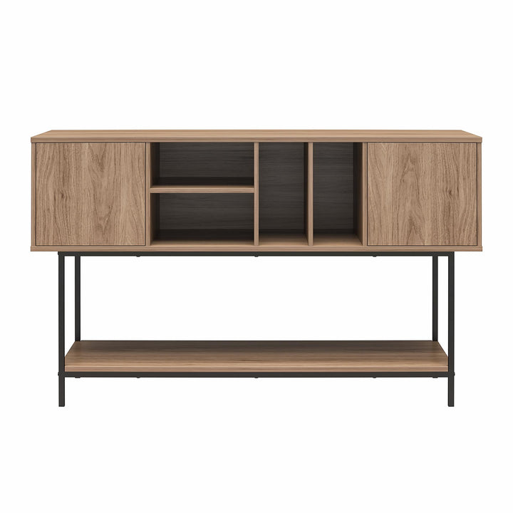 Cooper Media Credenza/DJ Stand - Danish Walnut