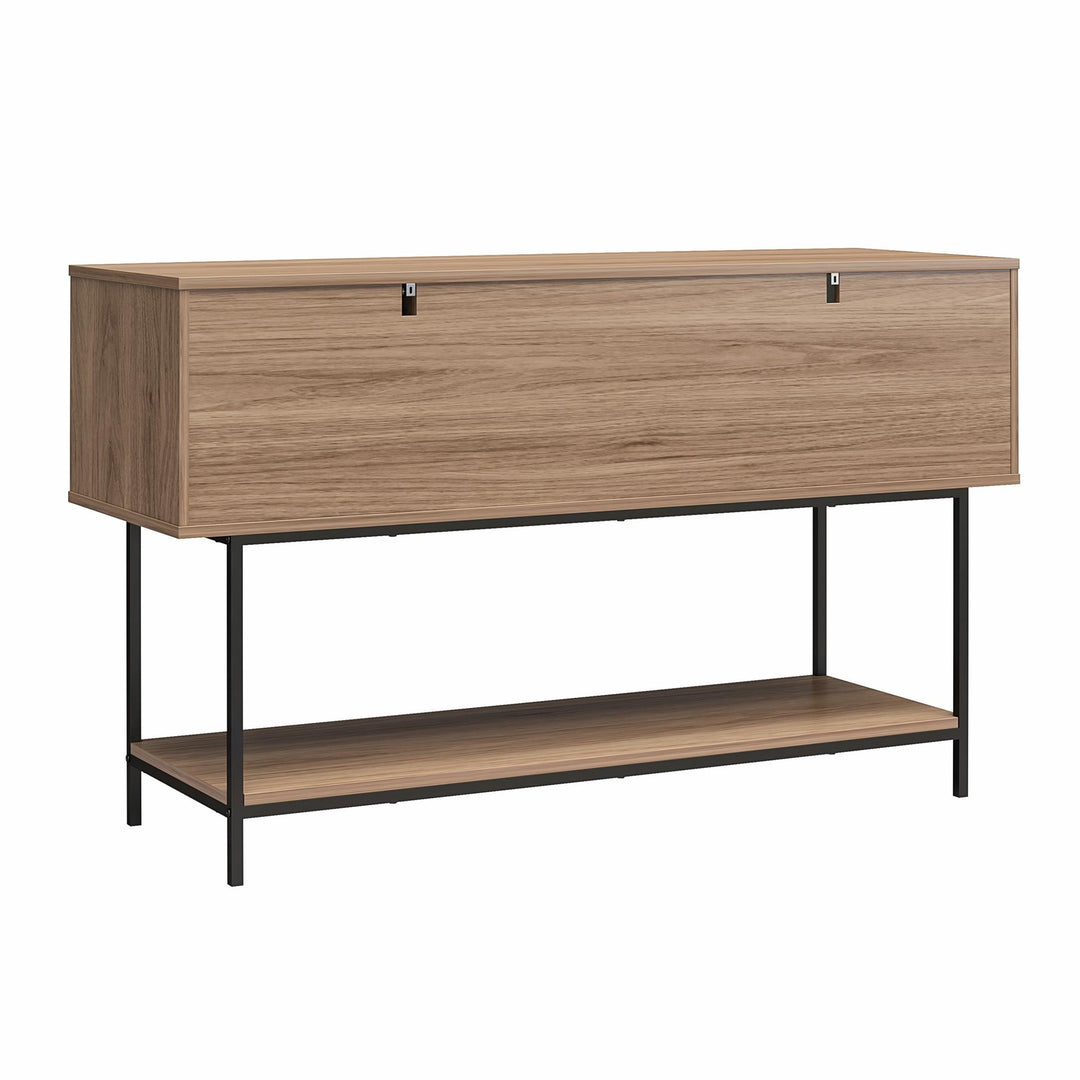 Cooper Media Credenza/DJ Stand - Danish Walnut