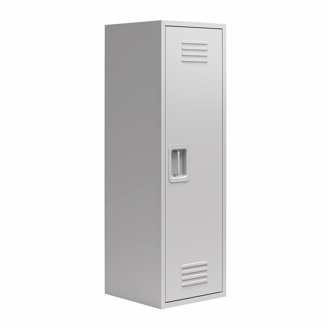 Casey Kids Tall Metal Storage Locker - Dove Gray