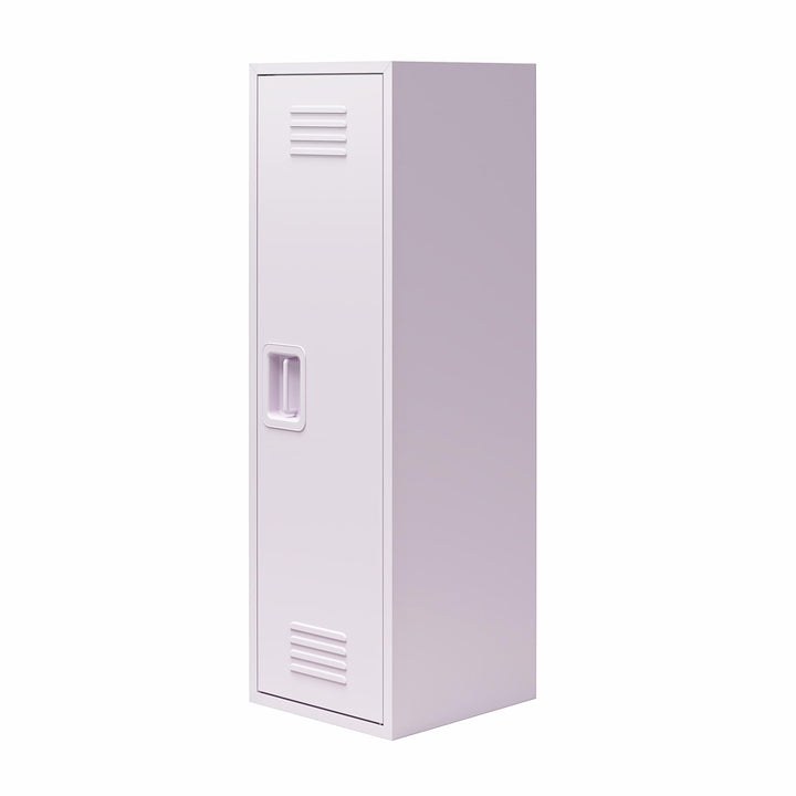 Casey Kids Tall Metal Storage Locker - Lavender