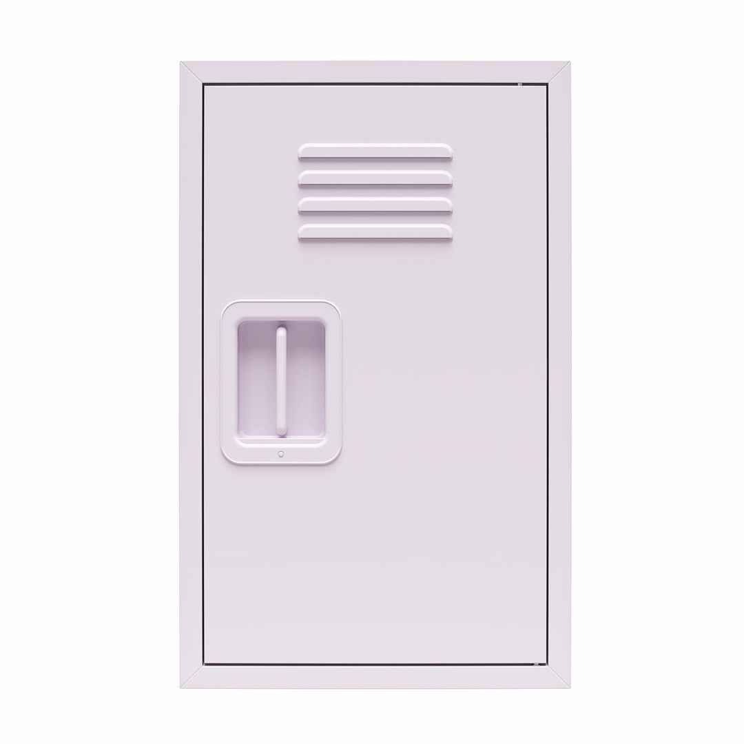 Casey Kids Stackable Mini Metal Storage Locker - Lavender