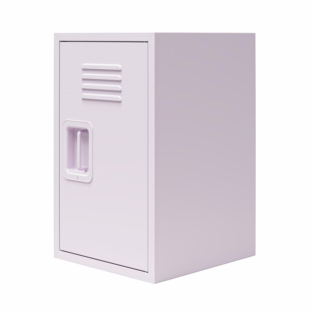 Casey Kids Stackable Mini Metal Storage Locker - Lavender