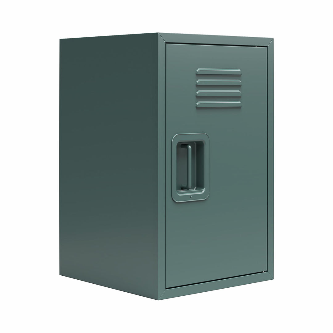 Casey Kids Stackable Mini Metal Storage Locker - Hunter Green