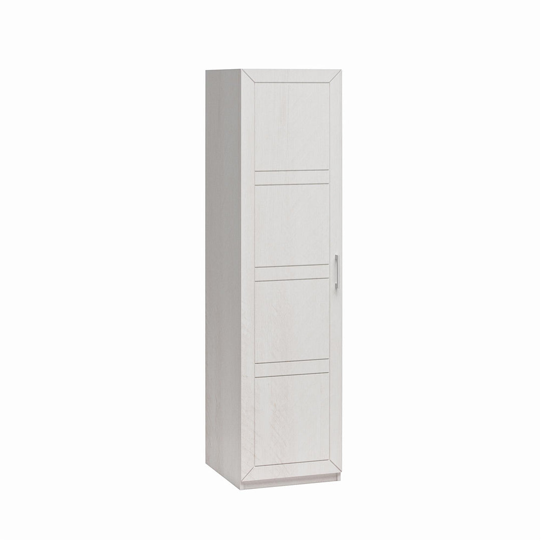 Perry Park Modular Bundle Wardrobe Shelving Unit with Drawer and Membrane Door Kit - Ivory Oak