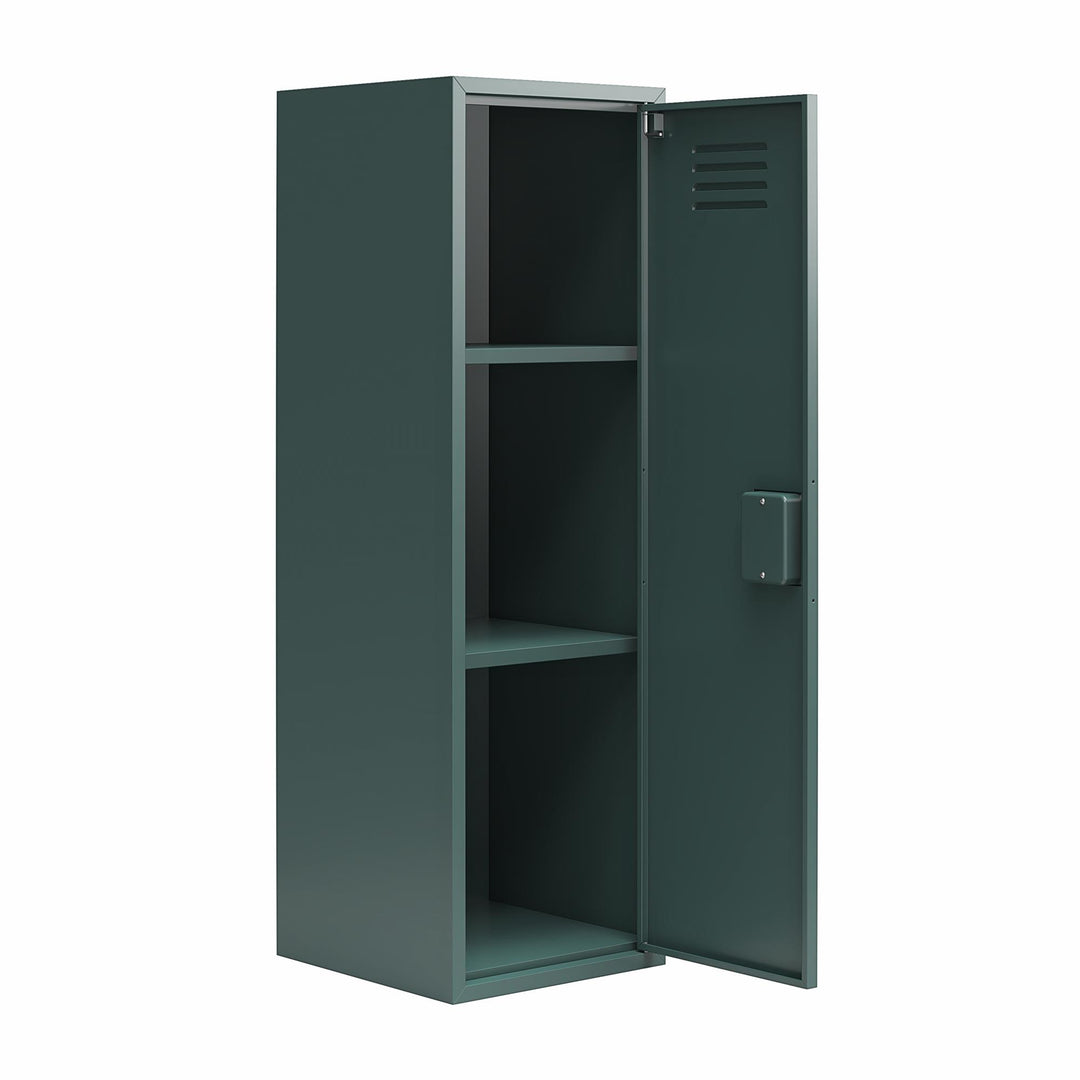 Casey Kids Tall Metal Storage Locker - Hunter Green