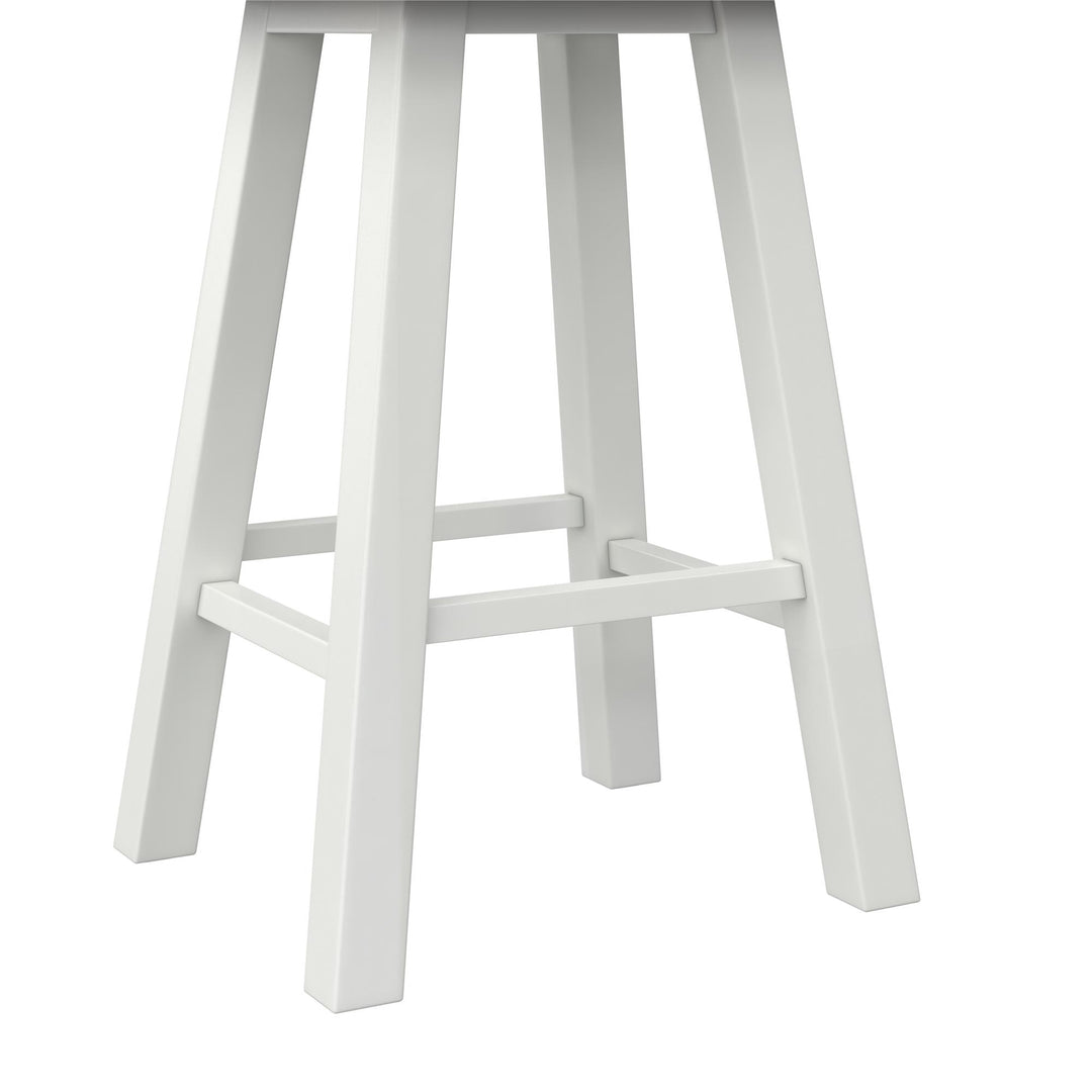 Bryna 3 Piece Hanging Counter Height Dining Stool Set - White