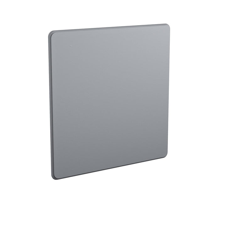 34" Square Vinyl Tabletop Folding Table - Gray