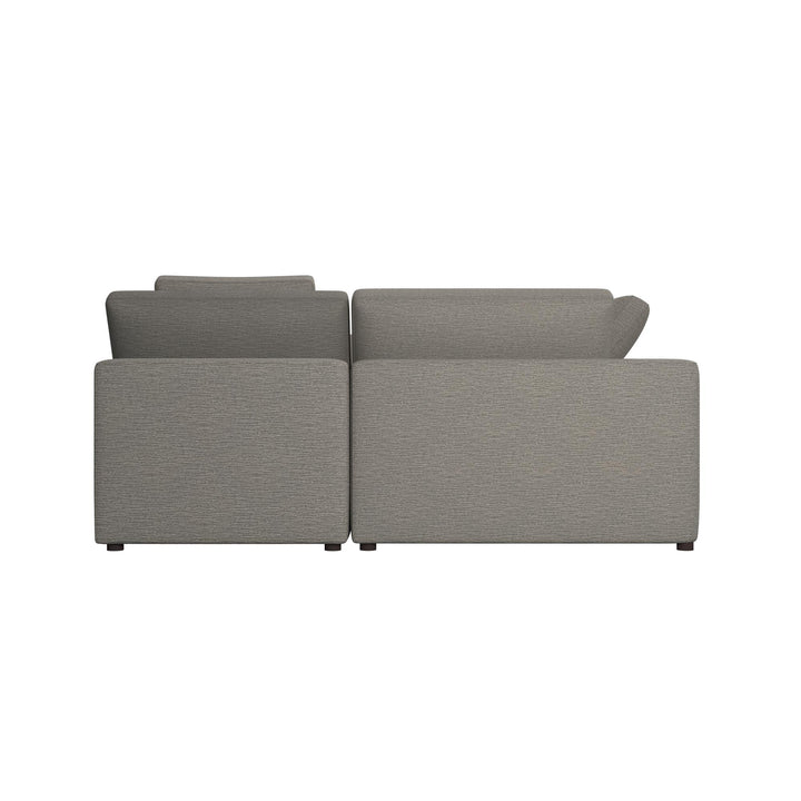 York Pit-Shaped Sectional Sofa Bundle - Taupe - 71” or More