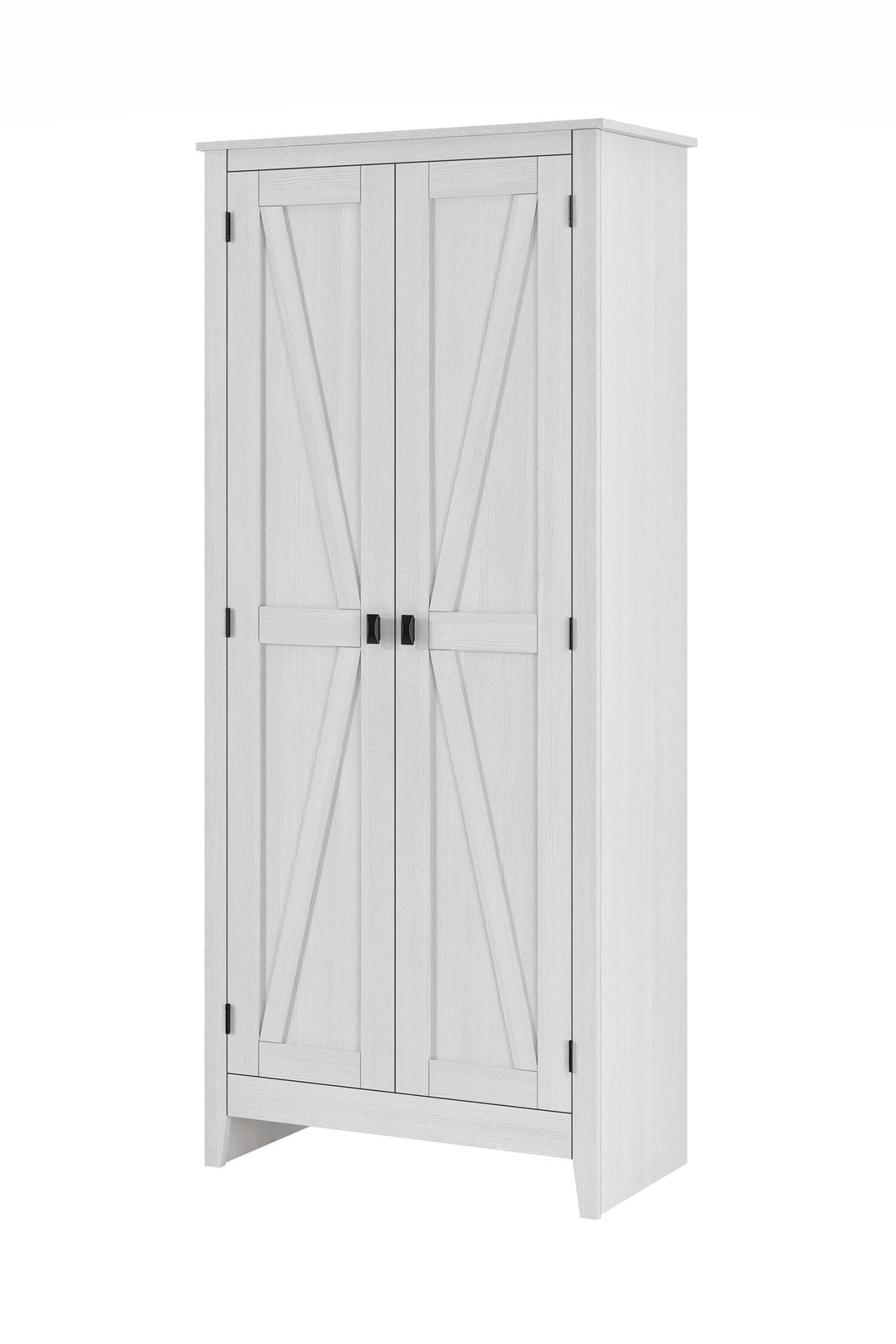 Farmington Rustic Farmhouse 31.5 Inch Wide Storage Cabinet - Ivory Pine