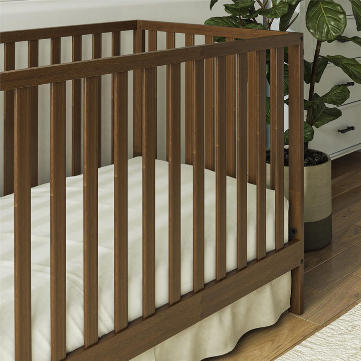 Ema 3-in-1 Convertible Crib - Walnut