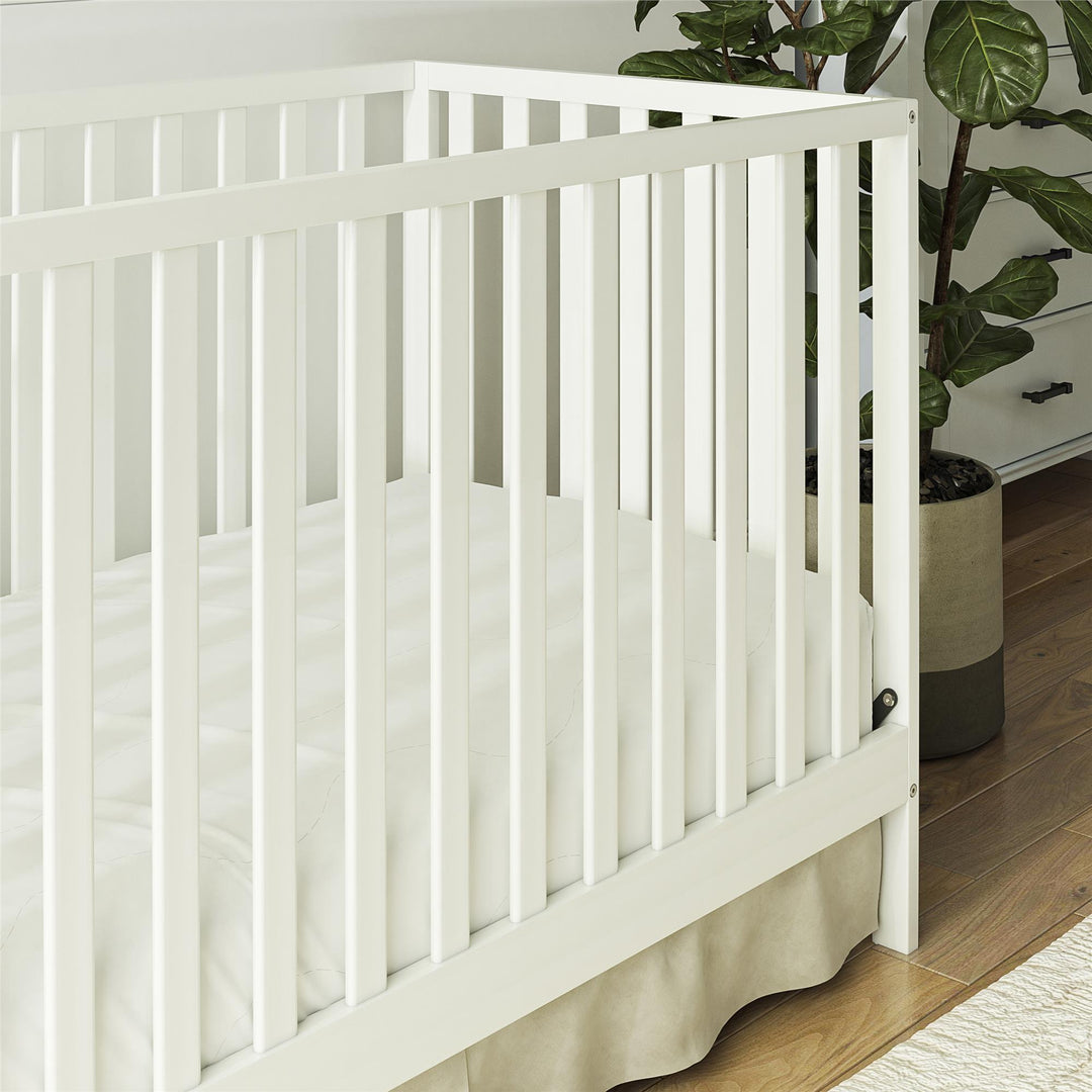 Ema 3-in-1 Convertible Crib - White