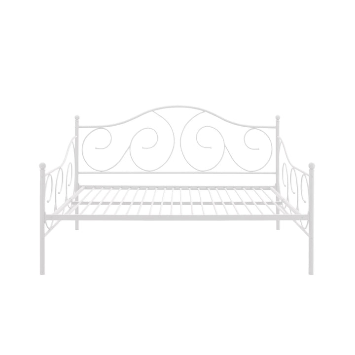 Victoria Metal Daybed with 15 Inch Clearance for Storage - White - Full