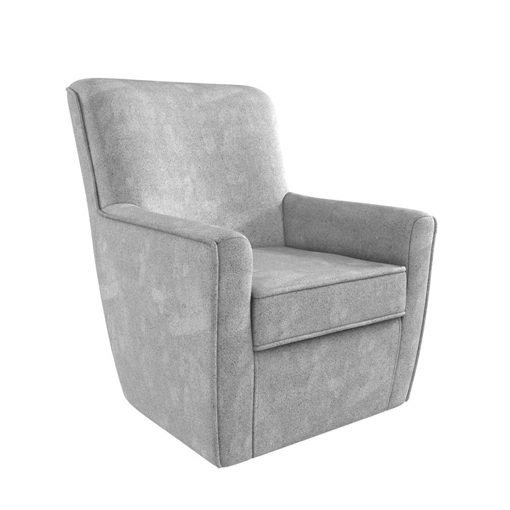 Binx Swivel Accent Chair - Gray - 1-Seater