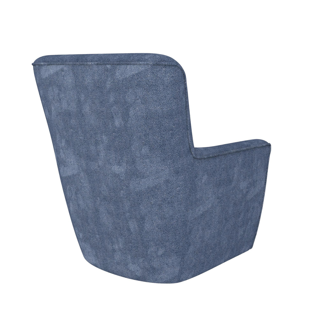 Binx Swivel Accent Chair - Navy - 1-Seater