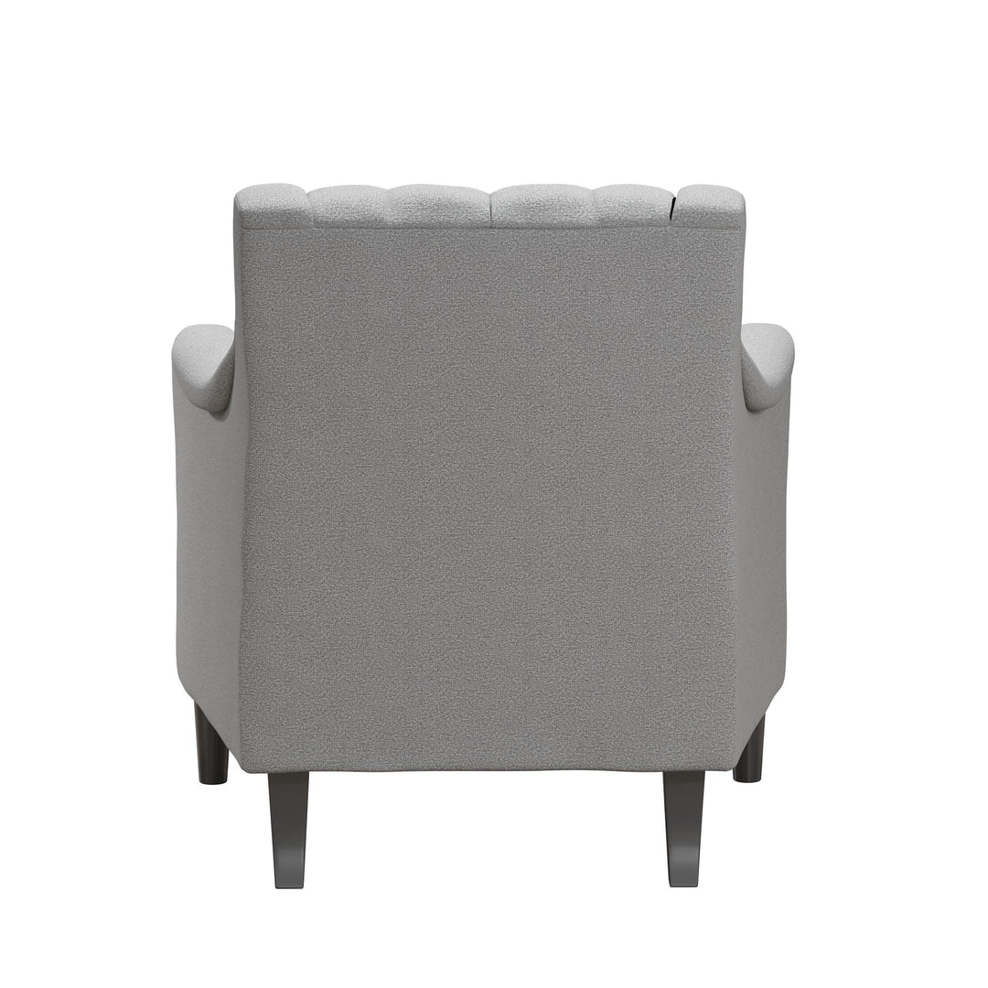 Lannon Upholstered Accent Chair - Light Gray - 1-Seater