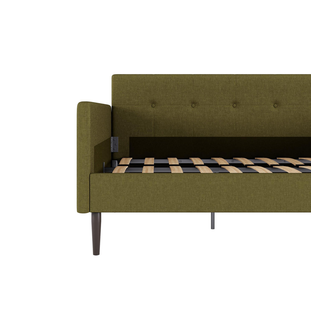 Wimberly Upholstered Daybed - Olive Green - Twin