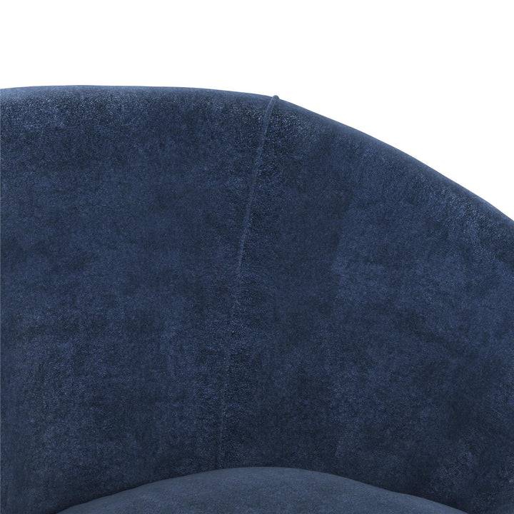 Alice Upholstered Accent Chair - Navy - 1-Seater