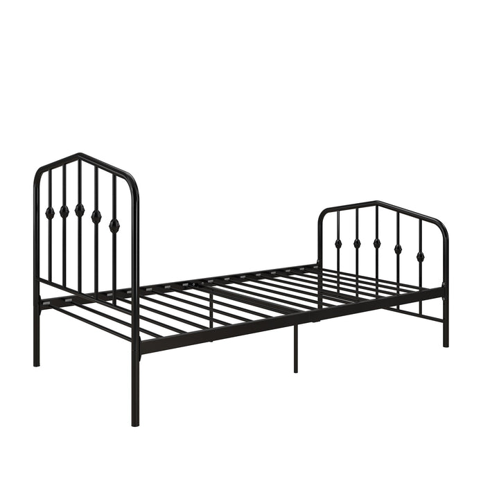 Bushwick Metal Platform Bed - Black - Twin