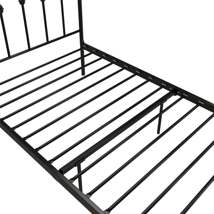 Bushwick Metal Platform Bed - Black - Twin