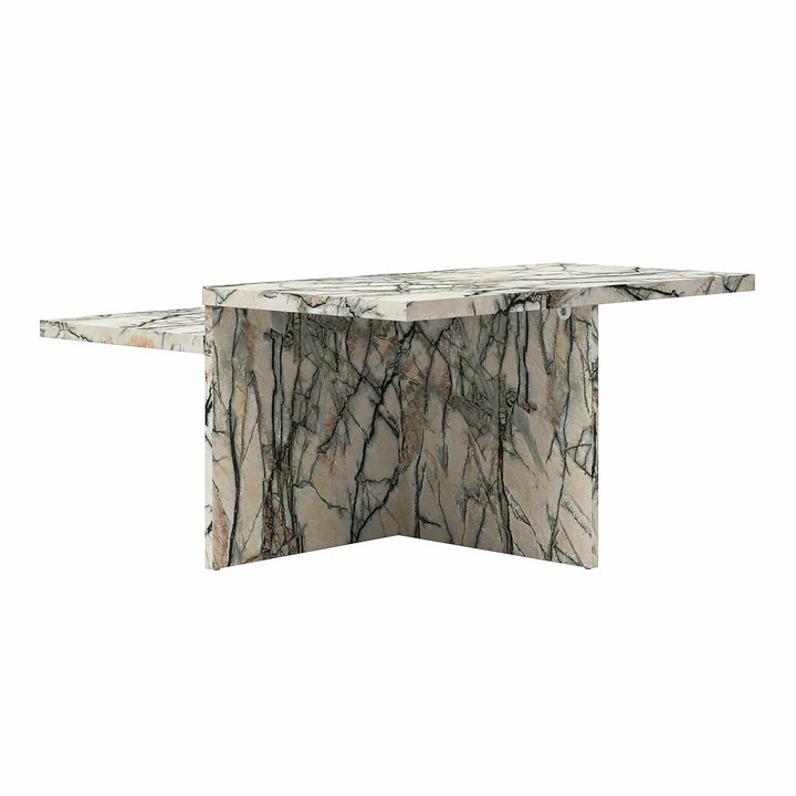 Brielle Two-Tiered Coffee Table - Onyx Marble