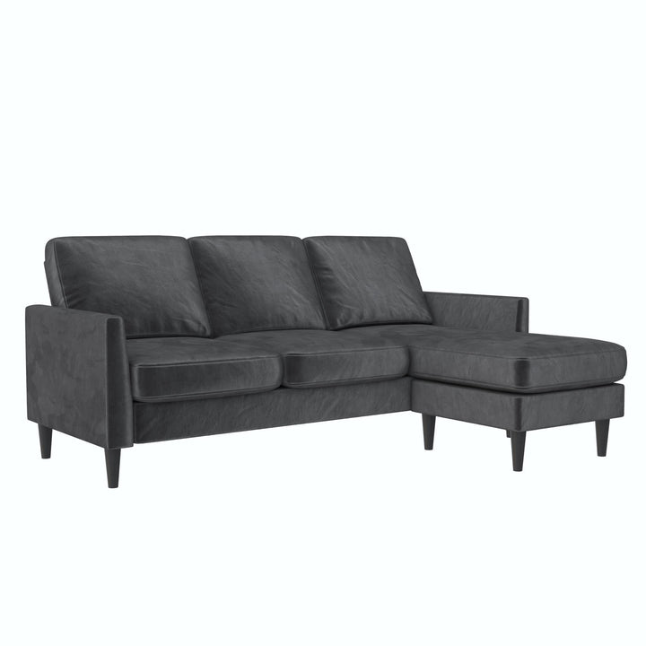 Winston Reversible Sofa Sectional - Dark Gray