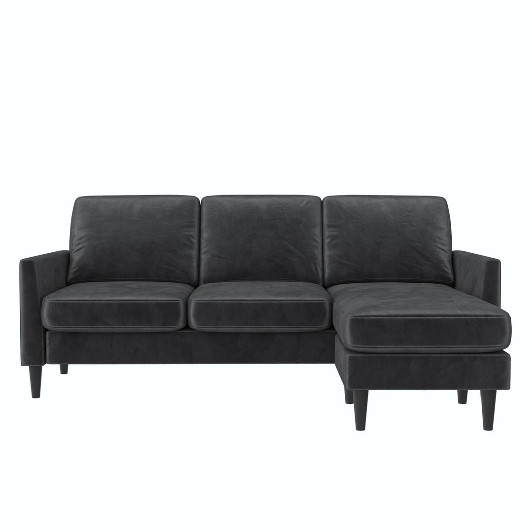 Winston Reversible Sofa Sectional - Dark Gray