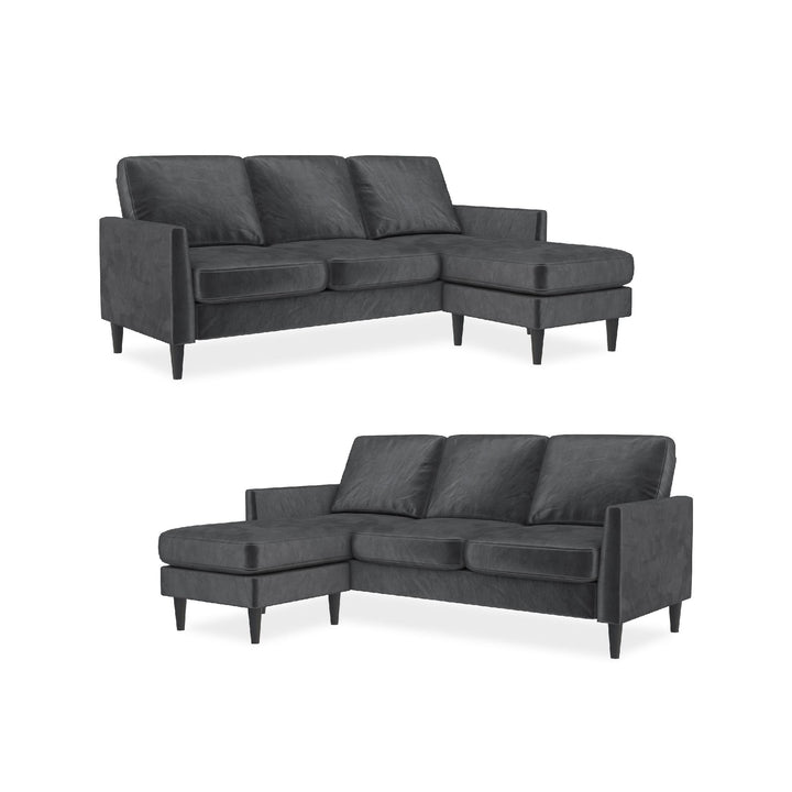 Winston Reversible Sofa Sectional - Dark Gray