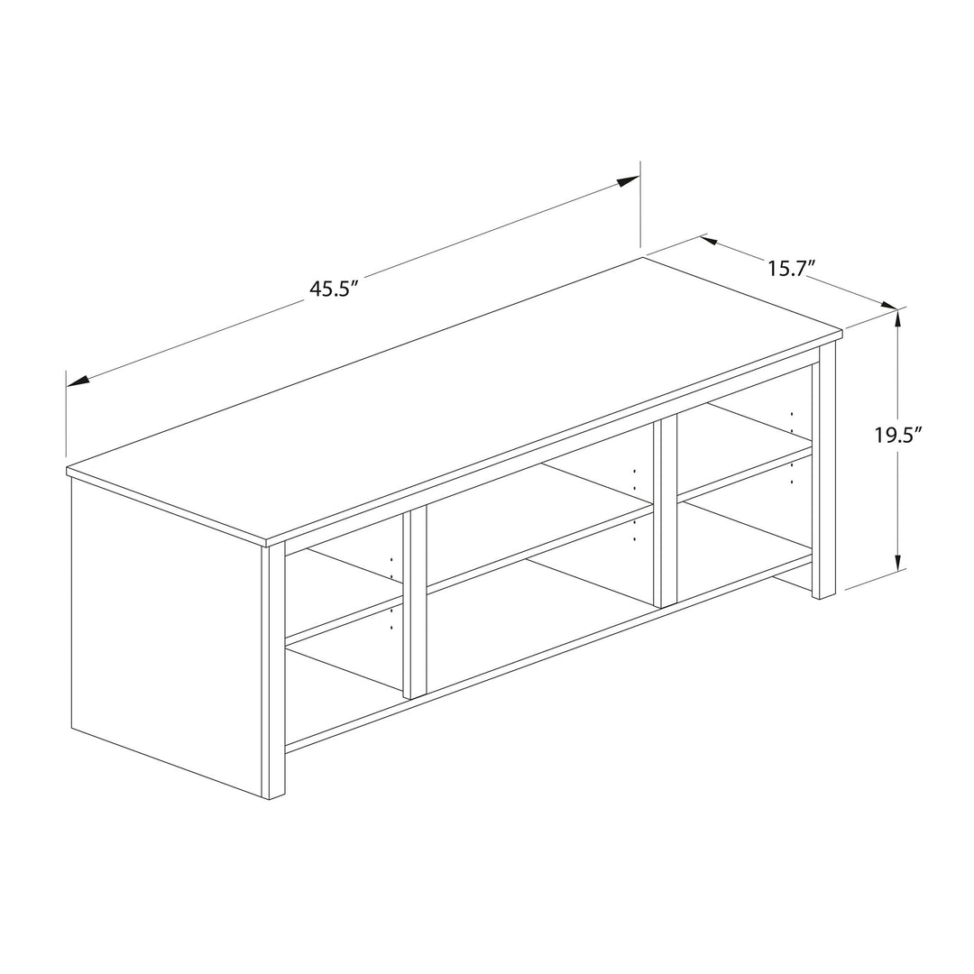 Parsons TV Stand for TVs up to 50" - Columbia Walnut