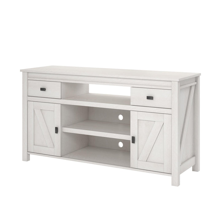 Farmington Rustic Farmhouse TV Stand for TVs up to 60 Inch - Ivory Oak