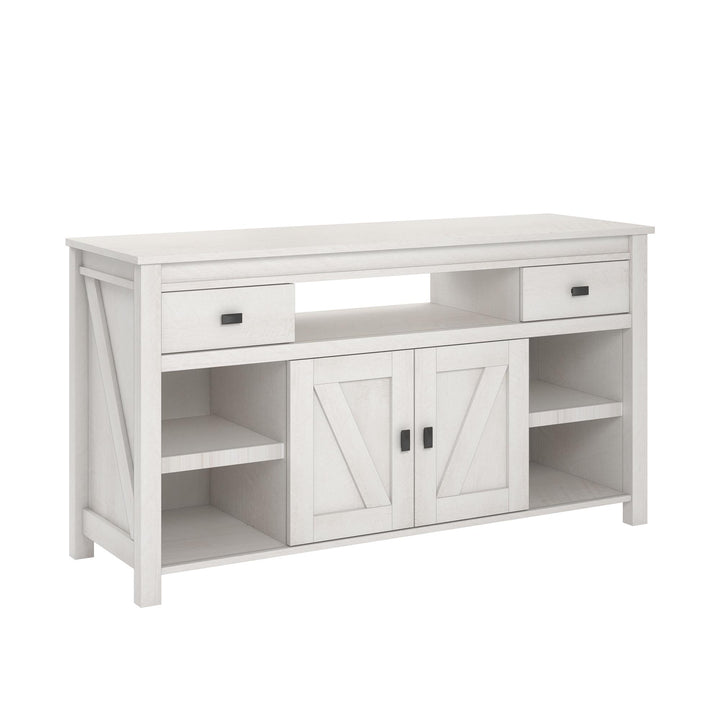 Farmington Rustic Farmhouse TV Stand for TVs up to 60 Inch - Ivory Oak