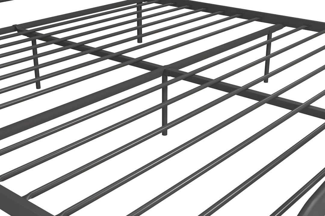 Bushwick Metal Bed - Gray - King